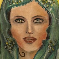 Mon projet du cours : Création de portraits expressifs avec des pastels secs. Traditional illustration, Fine Arts, Drawing, Portrait Drawing, and Artistic Drawing project by demahe35 - 12.07.2022