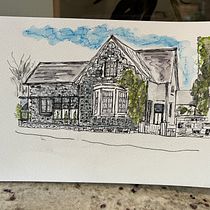 My project for course: Expressive Architectural Sketching with Colored Markers. Sketching, Drawing, Architectural Illustration, Sketchbook & Ink Illustration project by pearlhutchy - 12.07.2022