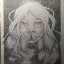 Mon projet du cours : Portrait créatif en clair-obscur au crayon. Un projet de Illustration traditionnelle, Dessin au cra, on, Dessin de portrait, Dessin artistique, Dessin aux cra , et ons de couleur de yonnet_barbara - 07.12.2022