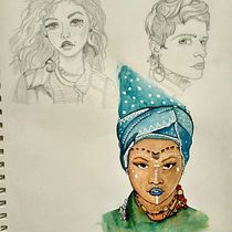 My project for course: Portrait Sketchbooking: Explore the Human Face. Sketching, Drawing, Portrait Drawing, Artistic Drawing, and Sketchbook project by memullins1996 - 12.08.2022