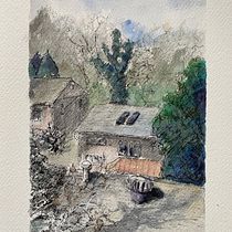 My project for course: Architectural Sketching with Watercolor and Ink. Sketching, Drawing, Watercolor Painting, Architectural Illustration, Sketchbook & Ink Illustration project by plabarbera44 - 12.08.2022