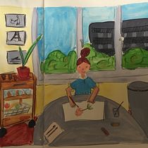 Mon projet du cours : Carnet de croquis pour explorer votre style de dessin. Traditional illustration, Sketching, Creativit, Drawing, Watercolor Painting, Sketchbook, and Gouache Painting project by sarondelph - 12.09.2022