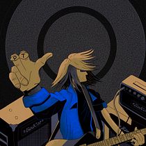 Steven Wilson - Porcupine Tree. Traditional illustration, Digital Illustration, and Digital Drawing project by Erick Madrigal - 12.06.2022