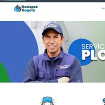 Web empresa de Plomería en Bogotá. Projekt z dziedziny UX / UI, Informat, ka, Web design, Tworzenie stron internetow, ch, Programowanie bez kodu, Projektowanie produktu c i frowego użytkownika Edisson Vergel - 09.12.2022