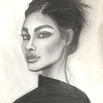 Mi proyecto del curso: Retrato realista con lápiz de grafito. Ilustração tradicional, Artes plásticas, Esboçado, Desenho a lápis, Desenho, Desenho de retrato, Desenho realista, Desenho artístico, e Desenho anatômico projeto de Lola Sicilia - 09.12.2022