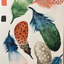 Meine Übungen und später auch das Abschlussprojekt für den Kurs: Blumenkompositionen mit Aquarell: Verbinde dich mit der Natur. Ilustração tradicional, Pintura, Pintura em aquarela e Ilustração botânica projeto de Michele - 09.12.2022