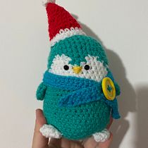Il mio progetto del corso: Pew il pinguino Ein Projekt aus dem Bereich H, werk, Spielzeugdesign, Weben, DIY, Crochet, Amigurumi und Textildesign von nephilim_art - 06.12.2022