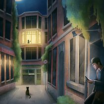 Mon projet du cours : Illustration numérique cinématographique sur Photoshop. Traditional illustration, Digital Illustration, and Concept Art project by Lucy M. - 12.09.2022