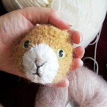 My project for course: Knitting Realistic Stuffed Animals: Make a Puppy from Yarn. Fiber Arts, DIY, Knitting, and Textile Design project by Natalie - 12.10.2022