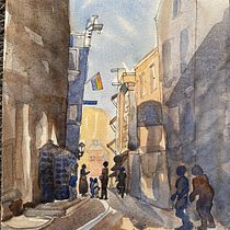 My project: Architectural Sketching with Watercolor and Ink. Amsterdam.. Sketching, Watercolor Painting, Architectural Illustration, Drawing, Sketchbook & Ink Illustration project by Charlotte Esser - 12.07.2022