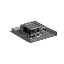 Proyecto del Curso: Casa DOM con Revit. Un projet de 3D, Architecture, Architecture d'intérieur, Modélisation 3D, Architecture numérique , et ArchVIZ de Gustavo César González Tamariz - 04.11.2022