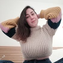 Mi proyecto del curso: Crochet: crea prendas con una sola aguja. Fashion Design, Fiber Arts, DIY, Crochet, and Textile Design project by Rosario - 12.10.2022