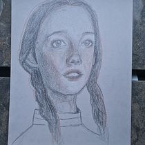 My project for course: Classical Portrait Drawing: The Renaissance Man’s Method. Fine Arts, Sketching, Drawing, Portrait Drawing, Realistic Drawing, and Artistic Drawing project by Natalia Santana Faria - 12.10.2022