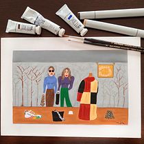 SOBRE GUSTOS, COLORES!. Un projet de Illustration traditionnelle, Conception de personnages, Dessin , et Peinture gouache de esthergarcia07 - 10.12.2022