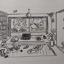 Mein Abschlussprojekt für den Kurs: Die Sketching Kunst: Transformiere Skizzen in Kunst Ein Projekt aus dem Bereich Traditionelle Illustration, Bleistiftzeichnung, Zeichnung und Sketchbook von Annemarie Lammer - 10.12.2022