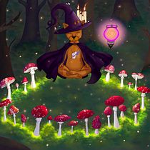 Mein Abschlussprojekt für den Kurs: Fantastische Tierillustration mit Procreate. Traditional illustration, Character Design, Drawing, Digital Illustration, Stor, telling, and Narrative project by Felicitas - 12.10.2022