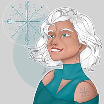 Mon projet du cours : Portrait de personnages féminins avec Procreate. Projekt z dziedziny Trad, c, jna ilustracja, Ilustracja c, frowa, R, sunek c i frow użytkownika am_degrais - 10.12.2022