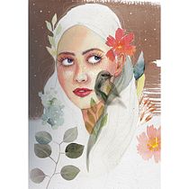 Mein Abschlussprojekt für den Kurs: Illustriertes Porträt mit Aquarell Ein Projekt aus dem Bereich Traditionelle Illustration, Bildende Künste, Malerei, Zeichnung, Aquarellmalerei, Porträtzeichnung und Artistische Zeichnung von Ilona Kazachenko - 19.12.2022