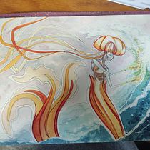 Mon projet du cours : Dessin de personnages fantastiques dans un carnet de croquis. Ilustração tradicional, Criatividade, Desenho, e Sketchbook projeto de naoa_naval - 11.12.2022