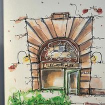 My project for course: Expressive Architectural Sketching with Colored Markers. Sketching, Drawing, Architectural Illustration, Sketchbook & Ink Illustration project by downtownsketcher - 12.10.2022