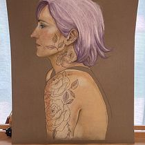 Mi proyecto del curso: Ilustración con pastel y lápices de colores. Un progetto di Illustrazione tradizionale, Belle arti, Disegno a matita, Disegno, Disegno di ritratti, Disegno realistico e Disegno artistico di mariavanart - 11.12.2022