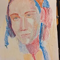 My project for course: Expressive Portrait Drawing with Soft Pastels. Traditional illustration, Fine Arts, Drawing, Portrait Drawing, and Artistic Drawing project by Michele Scott James - 12.11.2022