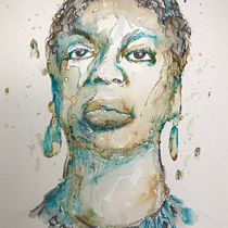 My project for course: Experimental Portraiture with Ink, Tea and Alcohol. Artes plásticas, Pintura, Desenho e Ilustração com tinta projeto de docwill64 - 09.12.2022