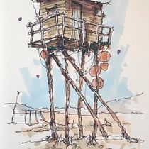 My project for course: Expressive Architectural Sketching with Colored Markers. Sketching, Drawing, Architectural Illustration, Sketchbook & Ink Illustration project by Bharath Raj C - 01.16.2023
