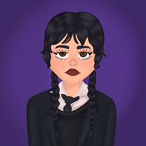 My project for course: Female Cartoon Character Design with Procreate. Traditional illustration, Digital Illustration, and Digital Drawing project by dana alharthy - 12.11.2022
