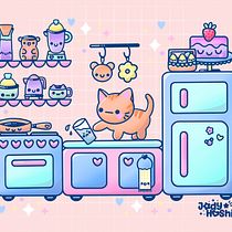 Mon projet du cours : Univers kawaii : créez des illustrations pleines de joie Ein Projekt aus dem Bereich Design von Figuren, Digitale Illustration und Manga von jody_hoshi - 12.12.2022