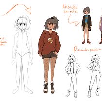 Mi proyecto del curso: Dibujo de personajes llenos de personalidad. Projekt z dziedziny Projektowanie postaci, Sketching,  R, sunek, Stor, telling, Stor, board,  R, sunek art, st, czn i Narracja użytkownika Vianney Varo - 12.12.2022