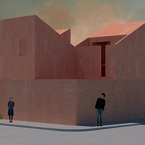 Meu projeto do curso: Representação gráfica de projetos arquitetônicos. Un projet de Architecture, Design graphique, Architecture d'intérieur, Design d'intérieur, Pa, sagisme, Collage, Architecture numérique et Illustration architecturale de Simony Arruda - 12.12.2022