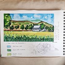 Mi proyecto del curso: Cuaderno de viaje en acuarela. Traditional illustration, Watercolor Painting, Architectural Illustration, and Sketchbook project by sira_vera2 - 12.13.2022