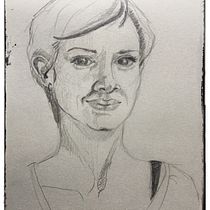 Mi proyecto del curso: Sketchbook de retrato: explora el rostro humano. Sketching, Drawing, Portrait Drawing, Artistic Drawing, and Sketchbook project by amaitexa - 12.10.2022
