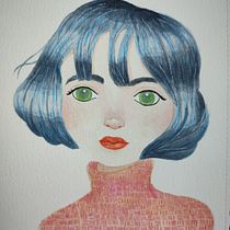 Meu projeto do curso: Desenho fanart com aquarela e lápis de cor. Ilustração tradicional, Pintura, Pintura em aquarela, Desenho de retrato, Ilustração infantil, e Desenho com lápis de cor projeto de asafejesse - 14.12.2022