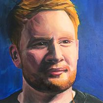 My project for course: Portrait Painting with Oil: Explore Light and Shade. Fine Arts, Painting, and Oil Painting project by Vicky - 12.14.2022