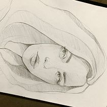 Mi proyecto del curso: Cuaderno de retratos a línea con grafito. Sketching, Drawing, Portrait Drawing, and Sketchbook project by giovanasouza - 12.15.2022