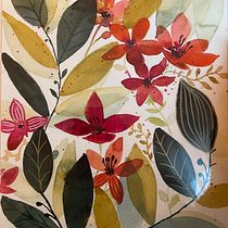 Mon projet du cours : Aquarelle florale créative : renouez avec la nature. Ilustração tradicional, Pintura, Pintura em aquarela e Ilustração botânica projeto de Mathilde Bertrand - 14.12.2022