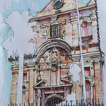 Mi proyecto del curso: Dibujo arquitectónico expresivo con marcadores de colores. Sketching, Drawing, Architectural Illustration, Sketchbook & Ink Illustration project by Fernando Ramirez - 12.15.2022