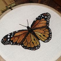 My project for course: Realistic Embroidery Techniques. Traditional illustration, Embroider, and Textile Design project by ezvova - 12.15.2022