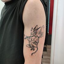 Mi proyecto del curso: Técnicas de tatuaje blackwork con línea fina. Un progetto di Design di tatuaggi di alonsire16 - 10.12.2022