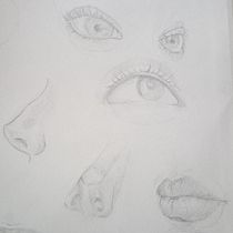 Mi proyecto del curso: Sketchbook de retrato: explora el rostro humano. Un proyecto de Bocetado, Dibujo, Dibujo de Retrato, Dibujo artístico y Sketchbook de Yeray Ángel - 16.12.2022