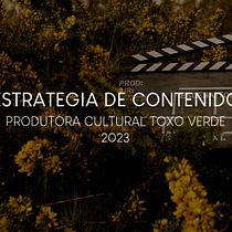 Proyecto final: Estrategia de contenidos Produtora Cultural Toxo Verde. Un progetto di Br, ing, Br, identit, Consulenza creativa, Marketing, Social media, Marketing digitale, Content marketing, Management e produttività di José Pereira - 16.12.2022
