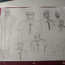Mi proyecto del curso: Creación de personaje. Traditional illustration, Character Design, Comic, and Manga project by Kadiel Medina - 12.16.2022
