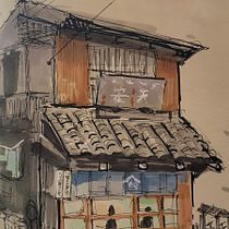 My project for course: Expressive Architectural Sketching with Colored Markers. Sketching, Drawing, Architectural Illustration, Sketchbook & Ink Illustration project by Sheila Andrade - 11.13.2022