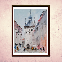 Mój projekt z kursu: Światło i kolor w technice akwareli. Painting, Watercolor Painting, and Architectural Illustration project by Agnieszka Górka - 12.16.2022