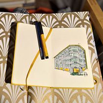 My project for course: Expressive Architectural Sketching with Colored Markers. Sketching, Drawing, Architectural Illustration, Sketchbook & Ink Illustration project by alinoel - 12.18.2022