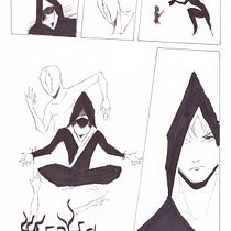 Mi proyecto del curso: Técnicas de entintado para cómic e ilustración. Traditional illustration, Fine Arts, Painting, Comic & Ink Illustration project by Joshua Hernández Torres - 12.17.2022