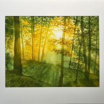 My project for course: Dreamy Watercolor Landscapes: Paint with Light Ein Projekt aus dem Bereich Malerei und Aquarellmalerei von reedbill947 - 18.12.2022