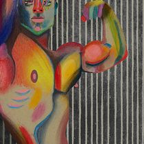 My project for course: Expressive Figure Drawing: Explore Lines, Shapes and Colors. Fine Arts, Pencil Drawing, Drawing, Portrait Drawing, Realistic Drawing, Figure Drawing, and Gouache Painting project by waywardrobbie - 12.19.2022